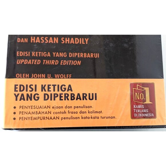 NEW Indonesian-English Dictionary J. Echols H. Shadily Hardcover Third Edition - Picture 5 of 8